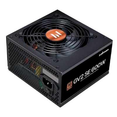 Блок питания Zalman  ZM600-GV2SE <600W, ATX12V v2.52, APFC, 12cm Fan, 80+ Bronze, Ret>