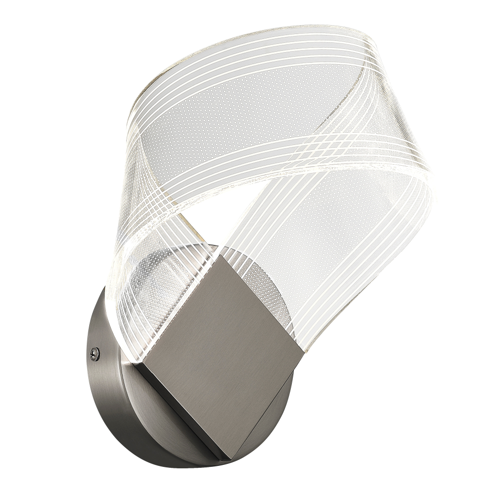 Светильник настенный ST-Luce Никель/Прозрачный LED 1*4W FAIRY sl6235.101.04