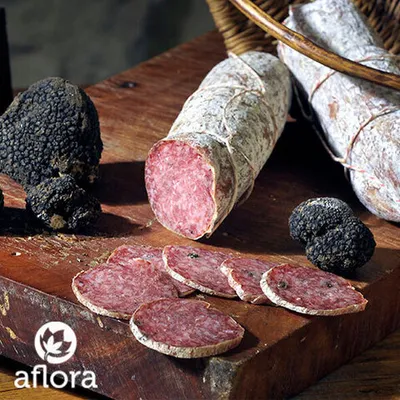 Фотография Салями «Тартюффо» из свинины с трюфельным маслом / 180-240 гр купить в магазине Афлора