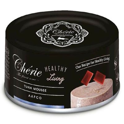 Влажный корм для кошек Pettric Cherie Healthy Living Мусс из тунца, банка 80 г