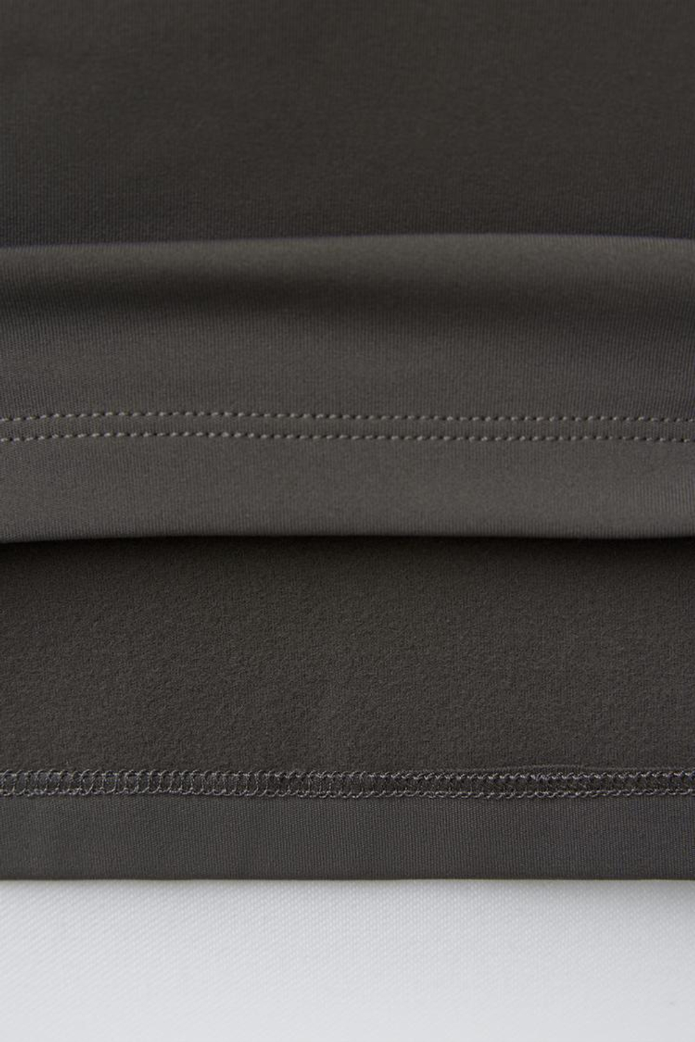 ZARA ТЕРМОФУТБОЛКА С ДЛИННЫМИ РУКАВАМИ НА МОЛНИИ, СЕРЫЙ