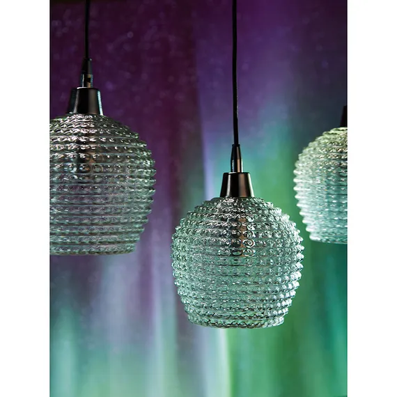 Светильник подвесной каскадный aurora, 110х18 см, прозрачный