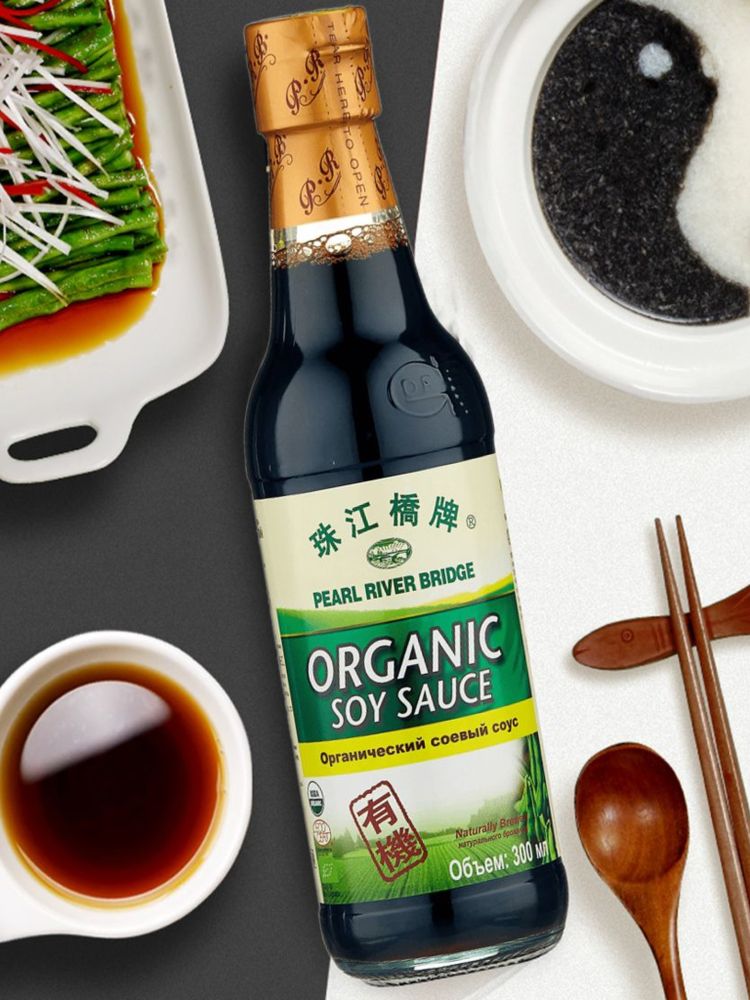 Органический соевый соус Pearl River Bridge 300 мл x 4 шт