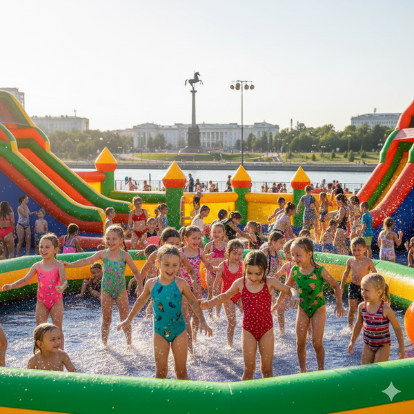 Надувной батут купить в Салавате недорого от производителя БатутМастер Надувной батут купить в Салавате недорого от производителя БатутМастер