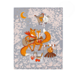 Набор кухонных полотенец, 3 шт , 45х60 см , рогожка