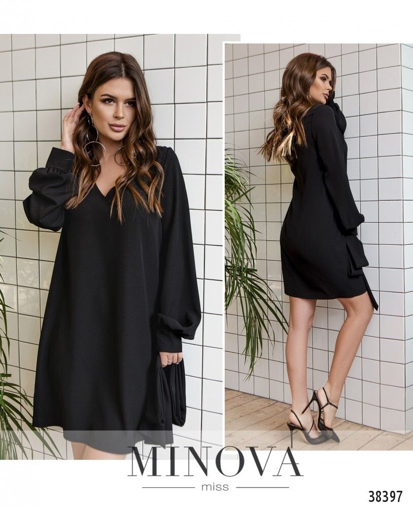 Платье 3139-черный Minova Платье 3139-черный Minova