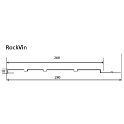 Фасадные панели (Цокольный Сайдинг) Доломит Rockvin Корица