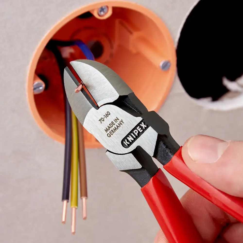 Кусачки боковые черненые 160 мм Knipex 70 01 160