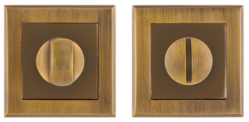 Завертка квадрат Пунто BK6 QL CF-17, цвет кофе (гарантия - 6 месяцев)