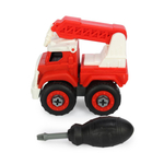 Машинка-конструктор Abtoys Cпецтехника "Городские службы" Пожарная машина с отверткой