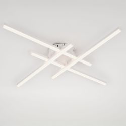 Светильник потолочный светодиодный ЭРА Модерн Nora CLL-1-62W 3К-6,5К RC WH с ДУ белый