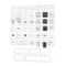 Donel R98 белый рамка промежуточная для монтажа устройств 55х55, серия DA