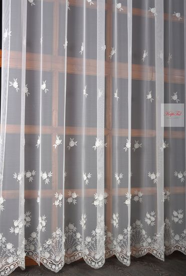 Тюль Мари-2 французская сетка грек (экрю)