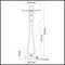 Основа для настольной лампы Odeon Light Standing Tower 4868/1T