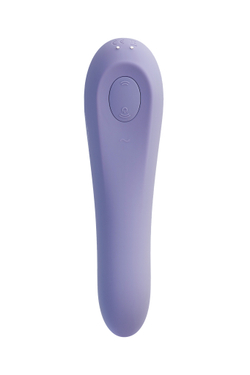 Вакуум-волновой стимулятор клитора Satisfyer Dual Pleasure Connect App, силикон, сиреневый, 17,9 см