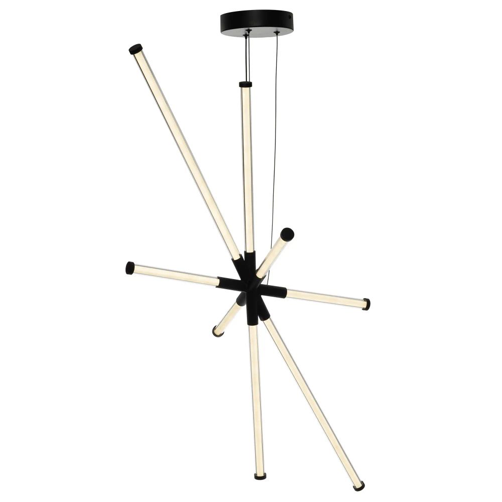 Citilux LUCIA CL217181 Люстра светодиодная подвесная Чёрная