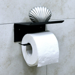 Держатель для туалетной бумаги с полкой "Лофт"