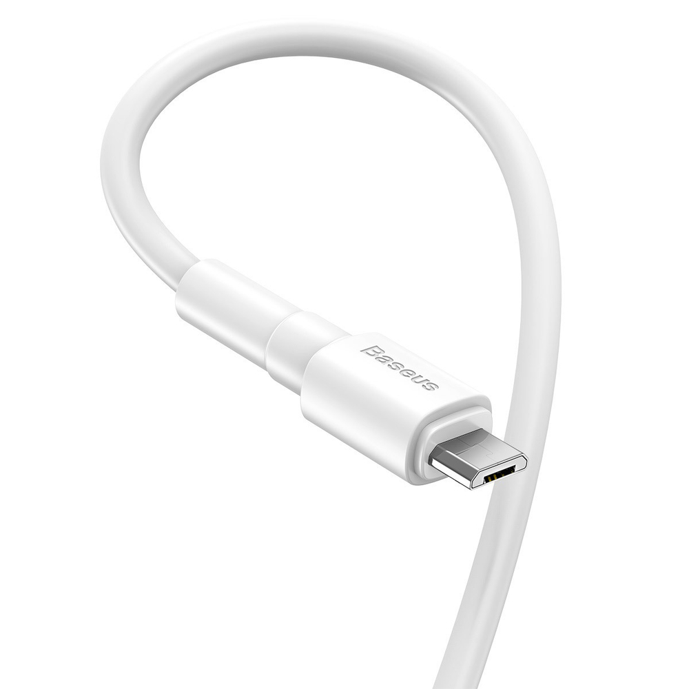 Micro-USB Кабель Baseus Mini White Cable USB For Micro 2.4A 1m - White