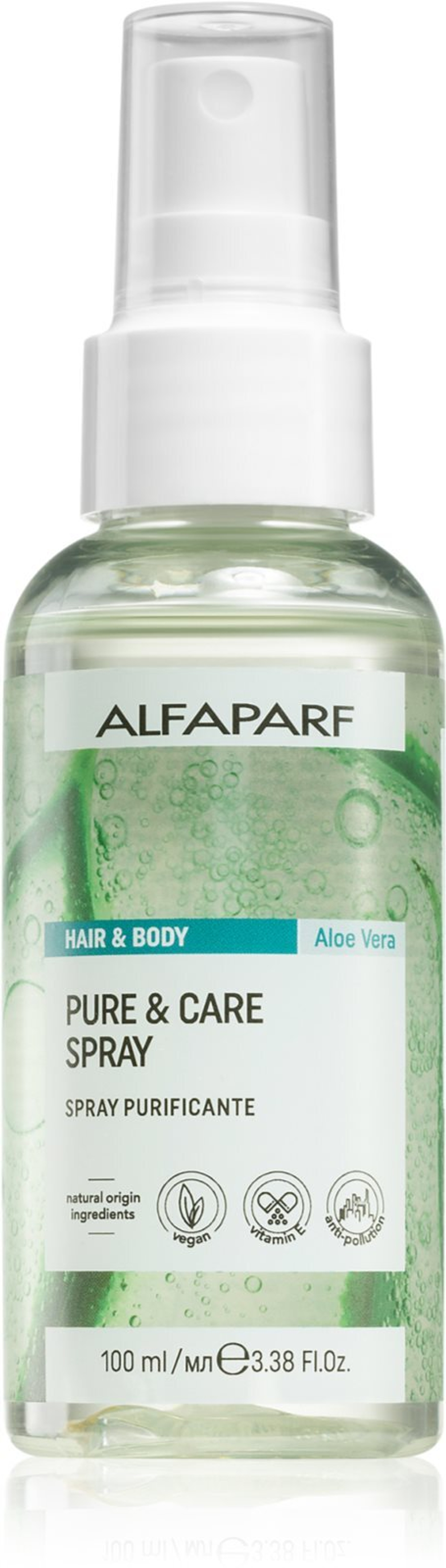 Alfaparf Milano Hair & Body Aloe Vera - освежающий спрей для тела и волос /   100  ml  / GTIN 8022297131399