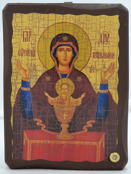Неупиваемая Чаша. Икона с мощевиком.