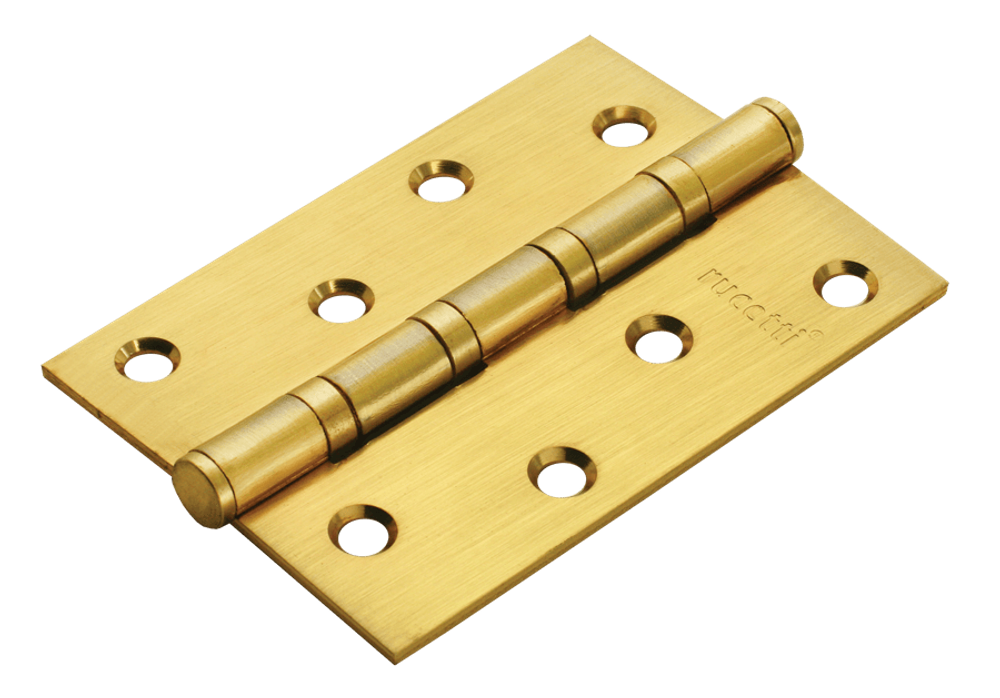 Петля стальная Rucetti универсальная RS 100X70X2.5-4BB SG Цвет - Матовое золото