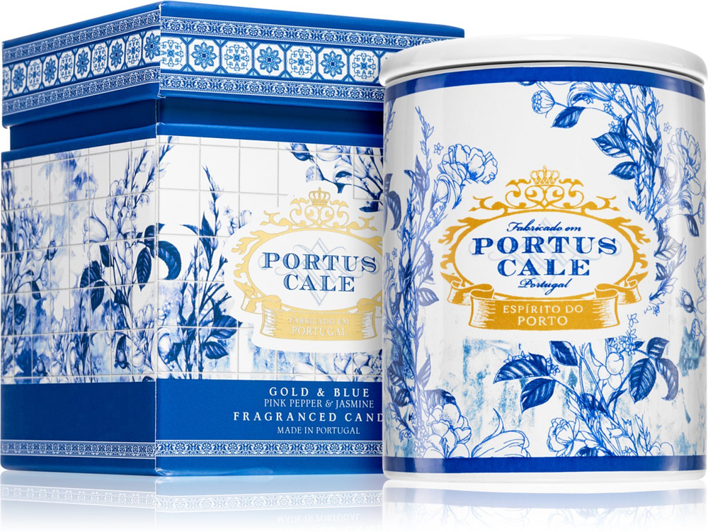 Castelbel  Portus Cale Gold & Blue - ароматическая свеча /   210  g  / GTIN 827553223010