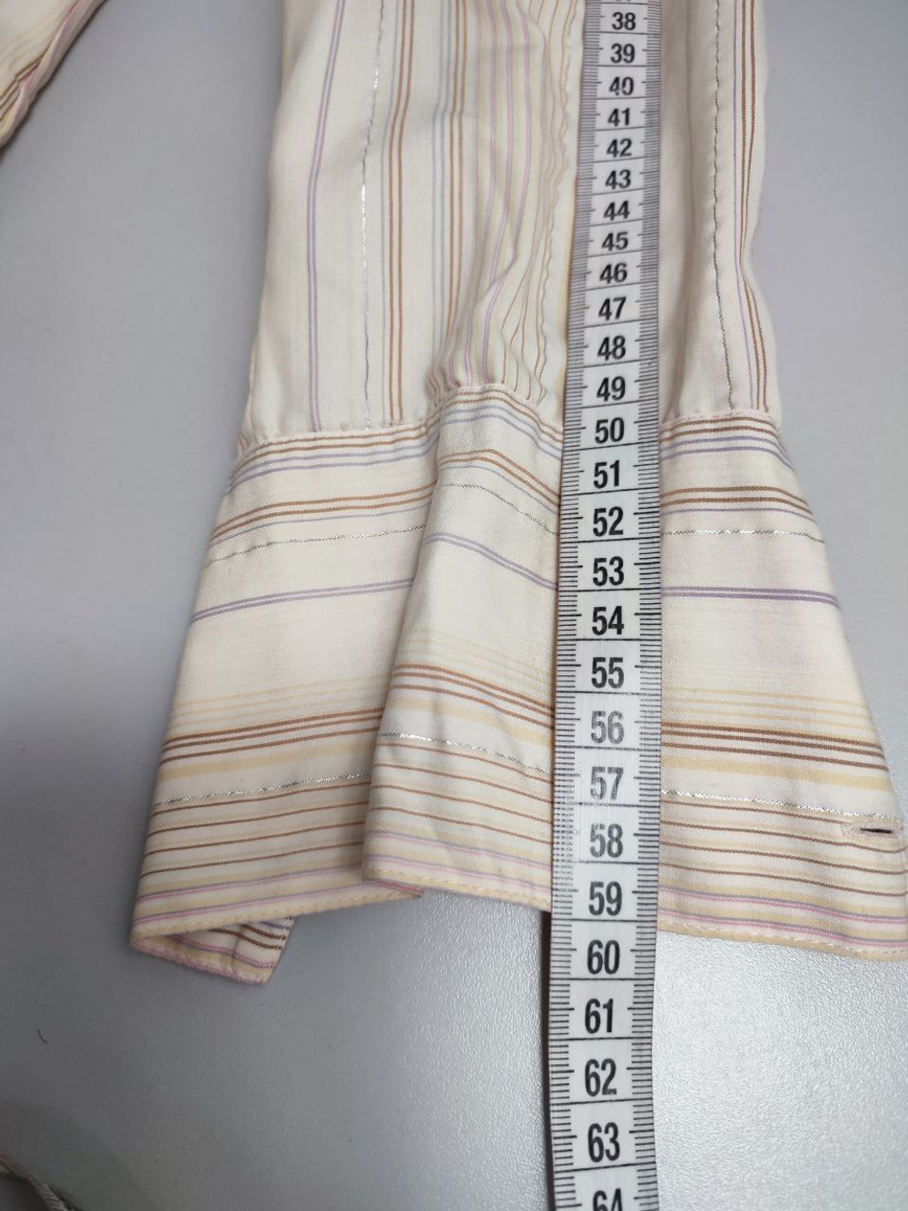 Рубашка в полоску 44 размер