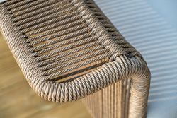 "Мальдивы" лаунж-зона из искусственного ротанга, цвет соломенный