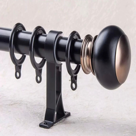 Карниз для штор настенный, алюминиевый, бесшумный