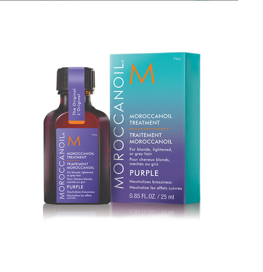 Восстанавливающее масло с фиолетовым пигментом Moroccanoil Treatment Purple 25 мл