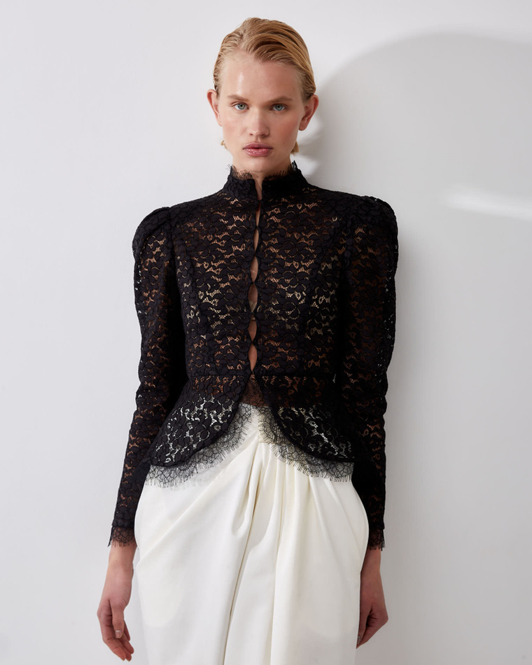 Жакет из кружева Стелла Маккартни черный