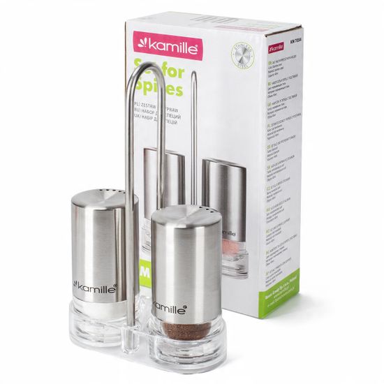 Набор для специй Kamille KM 7054 перечница и солонка на подставке