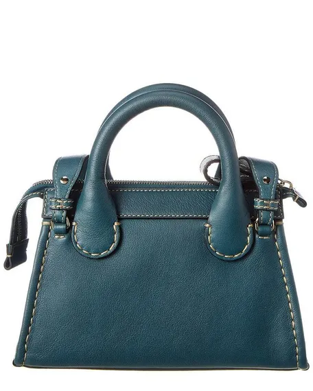 Сумка Chloé Edith Small бирюзовый