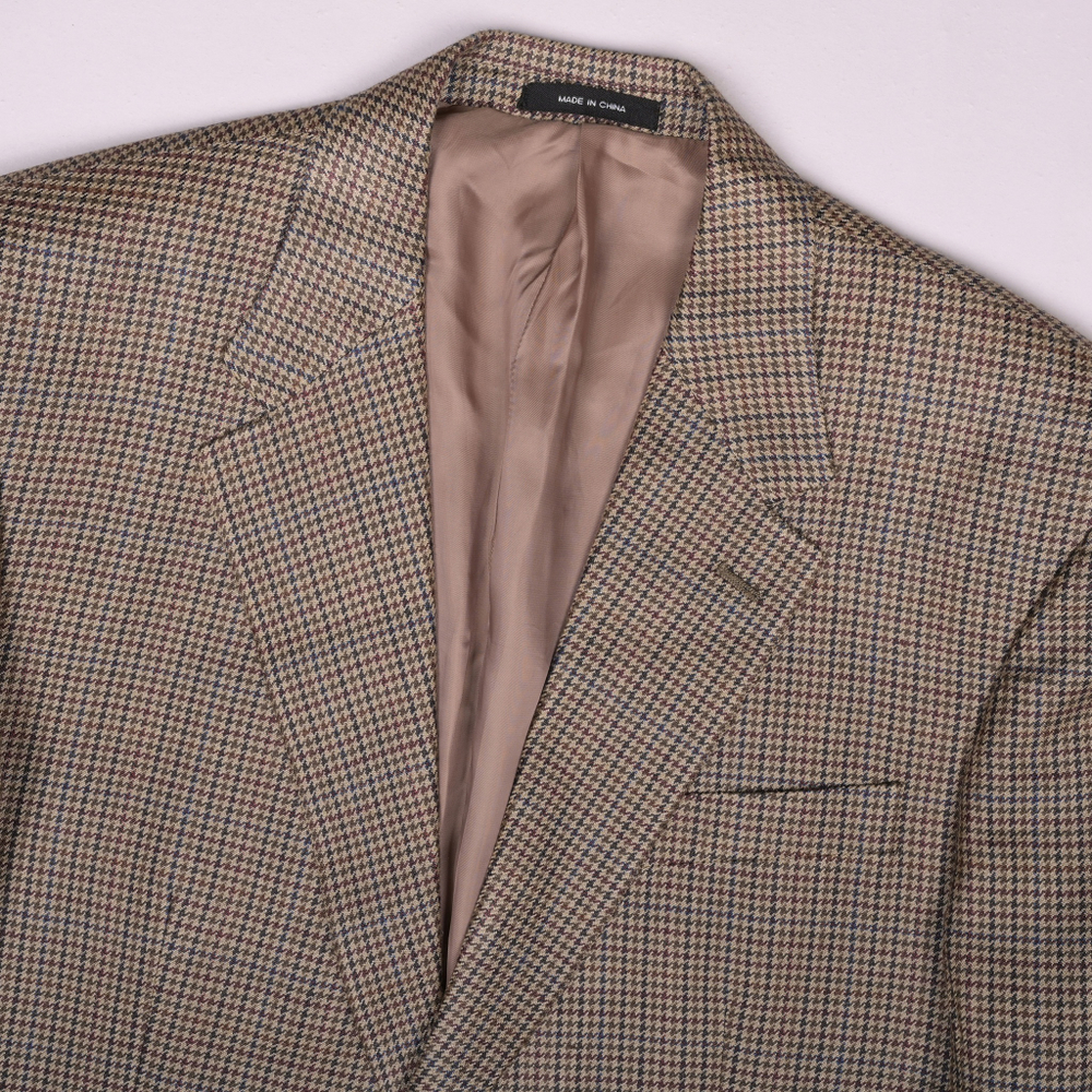 Роскошный винтажный пиджак Chaps by Ralph Lauren из чистого шелка, M свободный