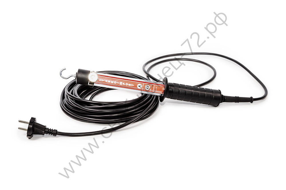 Светильник проводной противоударный 220В, провод 20м, длина 300мм, 500Лм CS22020