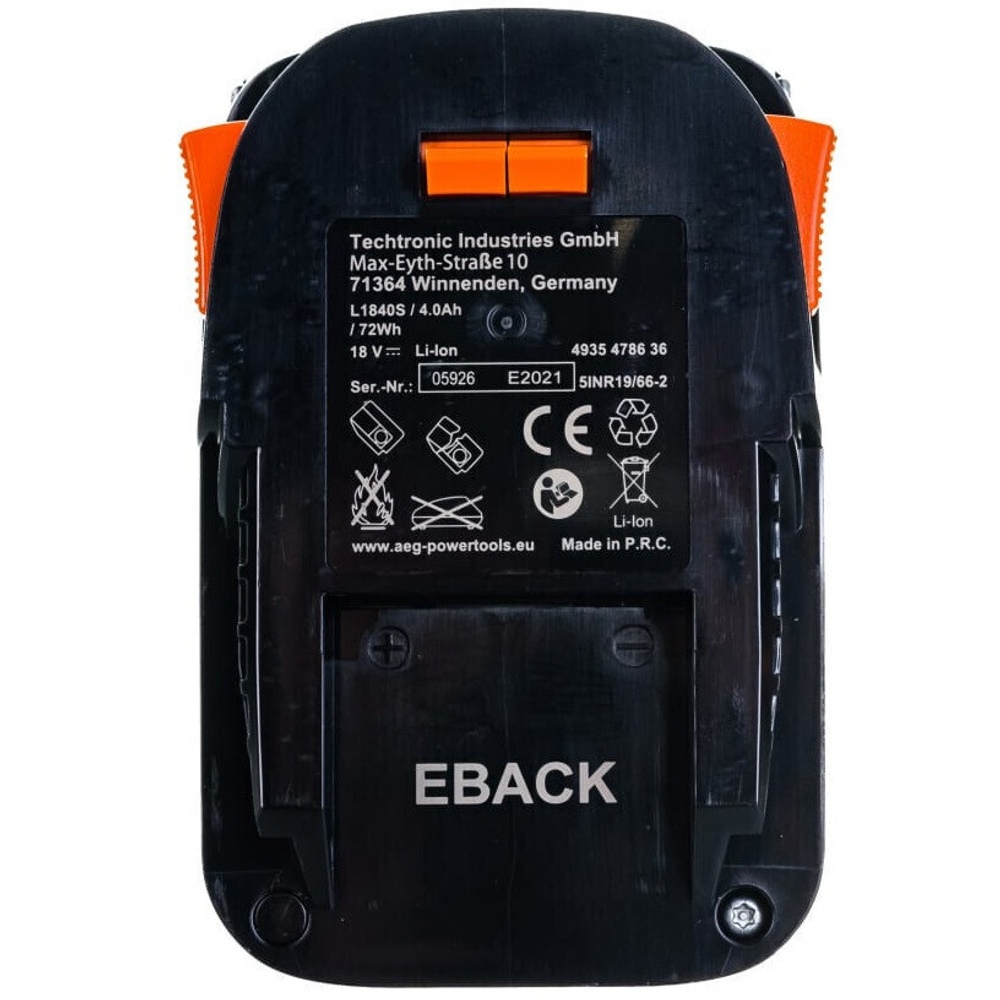 Аккумулятор AEG L1840S 4935478636