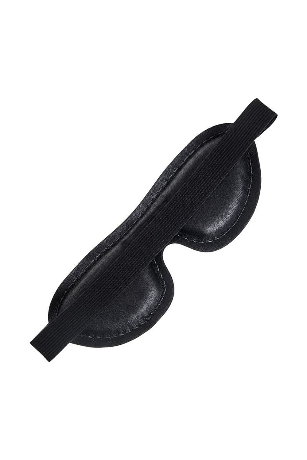 Черная мягкая закрытая маска на глаза (Цвет: черный)