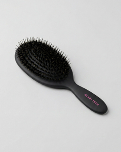 Овальная массажная щетка для волос с комбинированной щетиной Glam-Tech Nylon Mixed Boar Brush