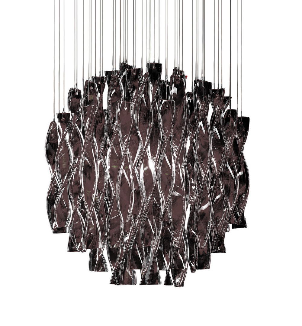 Pendant design lamp  AURA by AXO LIGHT D 60 cm (Smoky)
