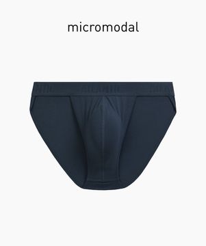 Мужские трусы (1шт) танга Atlantic MP-1591, микромодал, сине-зеленый