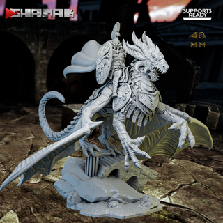 Grand Alliance Order  Stormcast Eternal Knight-Draconis Воитель на драконе №1 миниатюра для dnd, днд, pathfinder, фентези, Настольная игра, НРИ, Варгейм, РПГ