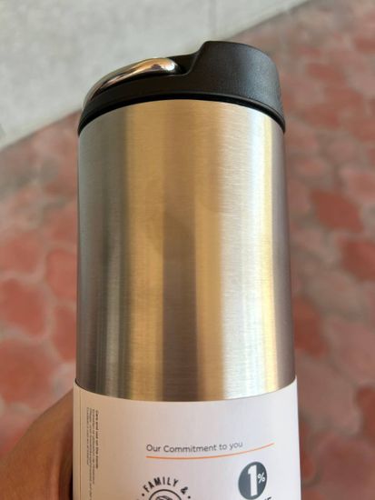 Термокружка Klean Kanteen TKWide Cafe Cap 16oz (473 мл) Brushed Stainless (уценка)