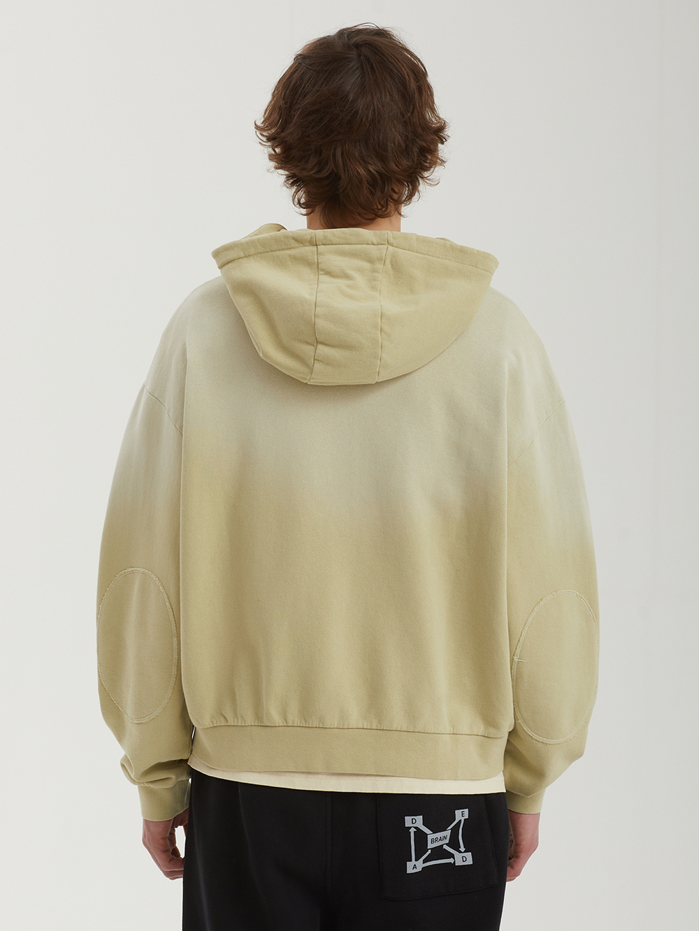 Мужская Толстовка Padded Elbow Zip-up