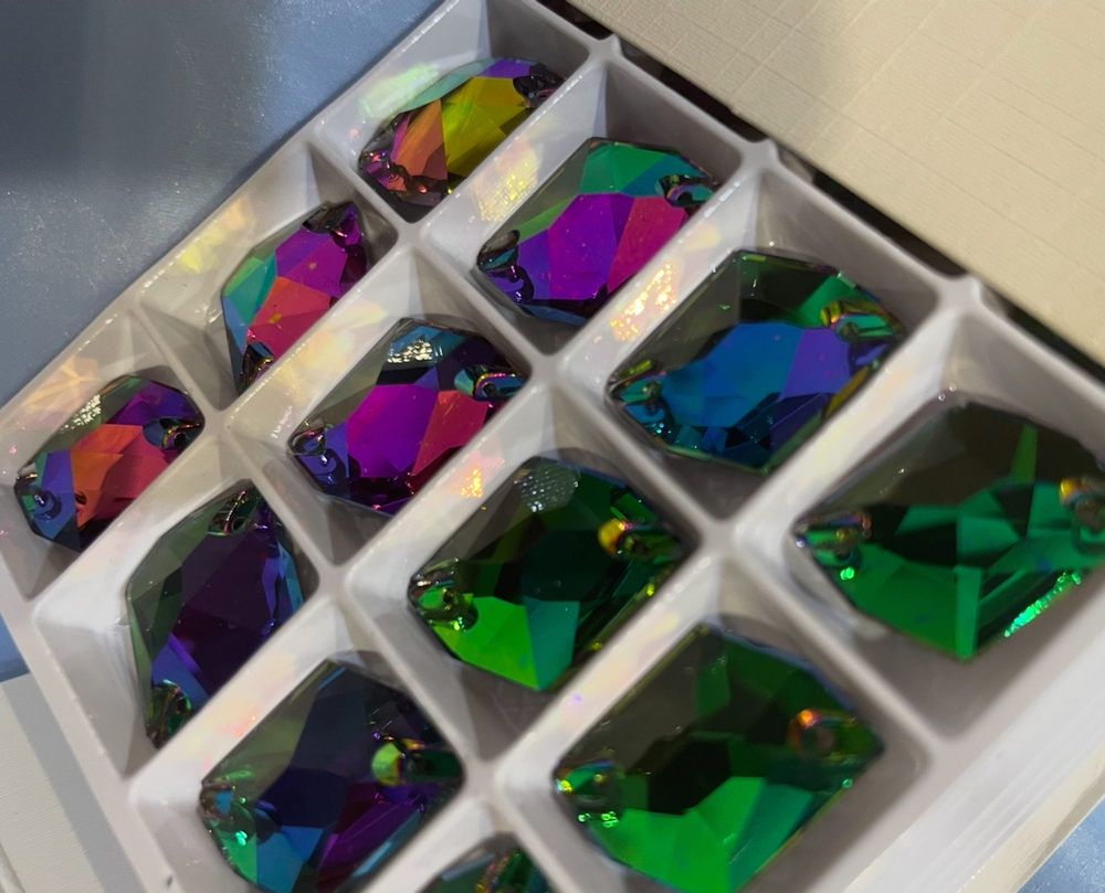 Стразы пришивные, Cosmic, Volcano, 001VO, 13*17mm, (144 ea/pkg), 5A+best, (F2)