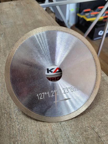 Алмазный спеченный диск 127x22,2x1,2