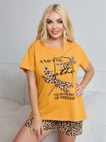 Пижама х/б шорты+футболка УшФ0011