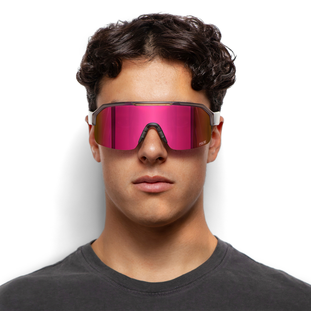 Очки солнцезащитные WHITELAB Unit "Black ink/Rose"