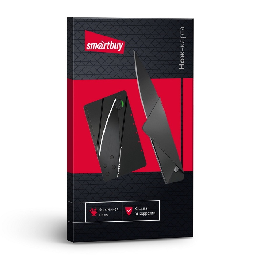 Нож-карточка складной, размеры 87х55 мм, Smartbuy tools