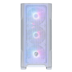Корпус для компьютера Корпус MSI MAG Forge M100R белый без БП mATX 2x120mm 2xUSB2.0 1xUSB3.0 audio bott PSU