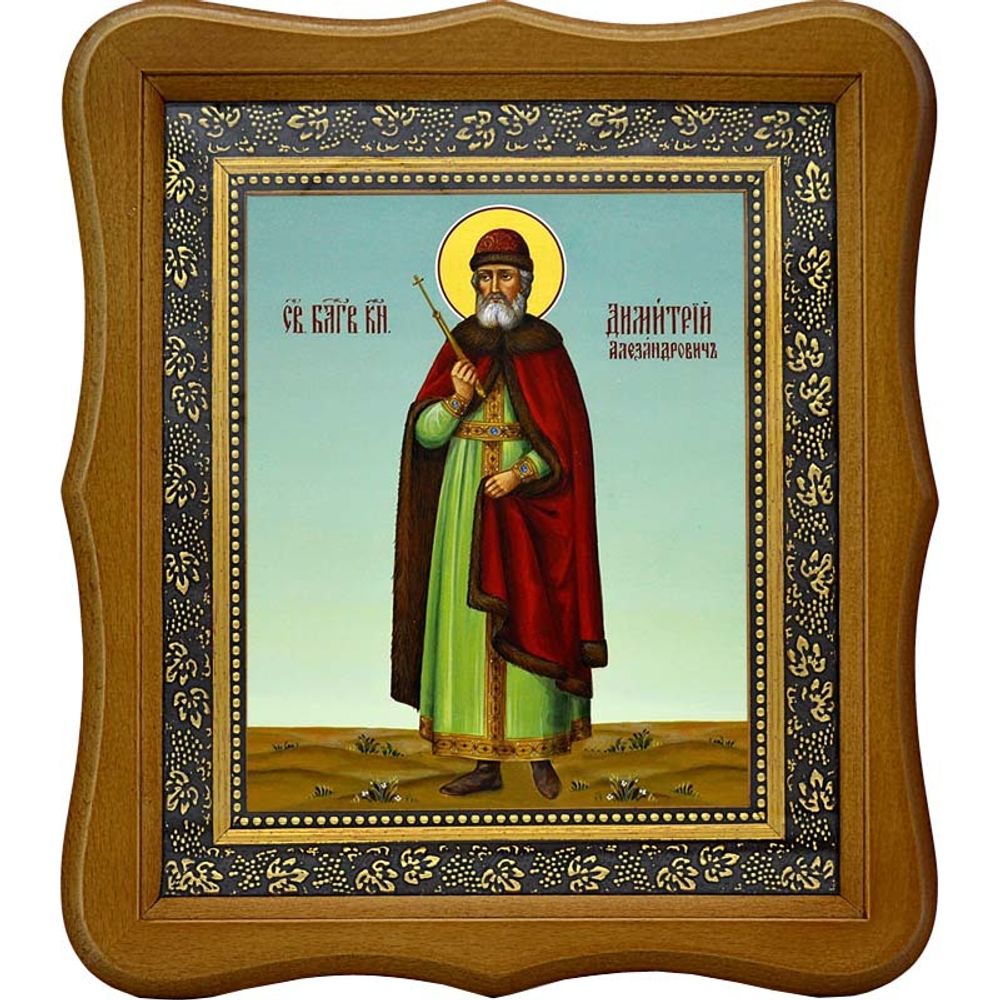 Димитрий Александрович Переяславский, Владимирский благоверный князь. Икона на холсте.